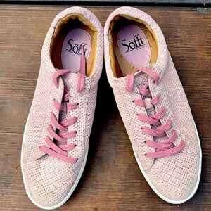🌸Sofft Somers Tie Sneakers light pink with shimmer - size 7m
